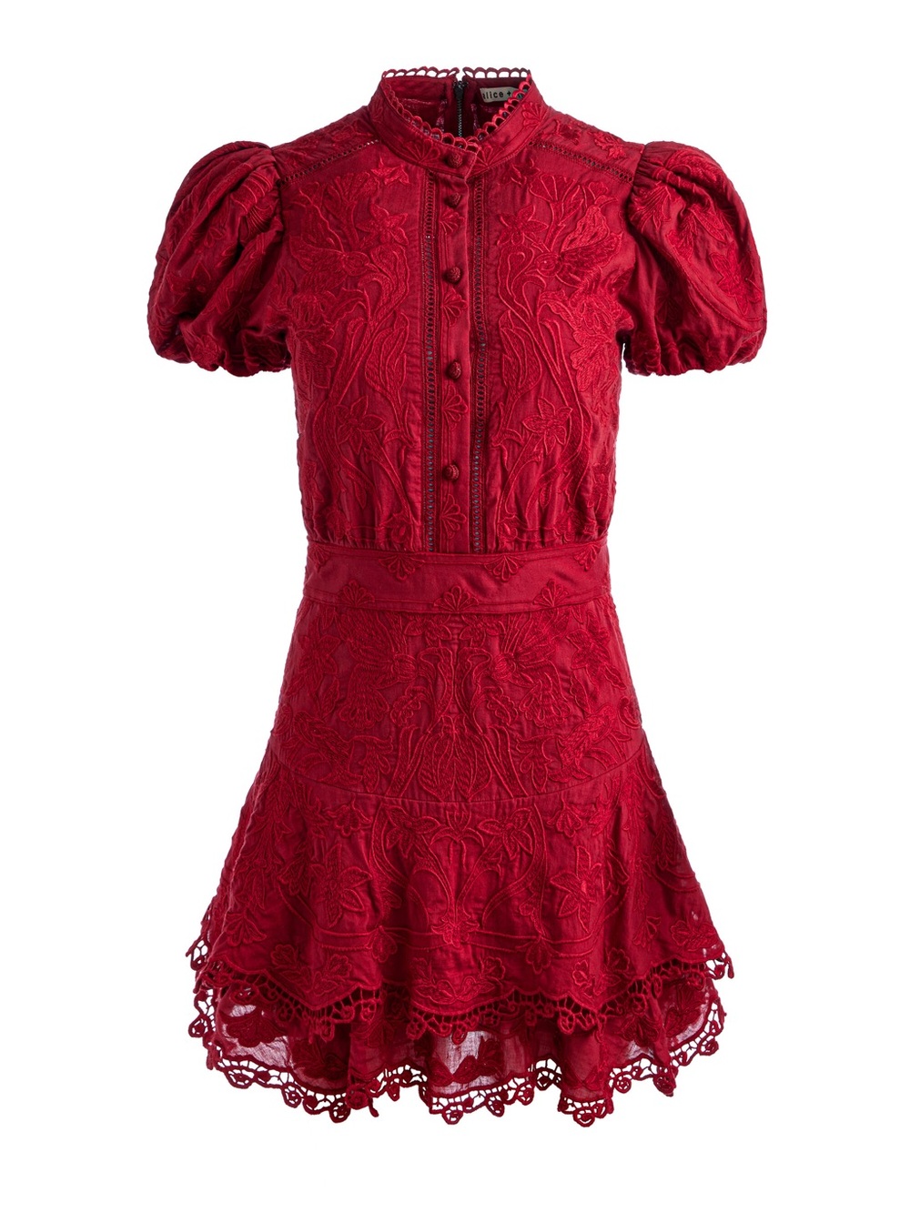 LORYN EMBROIDERED SHIRT
DRESS